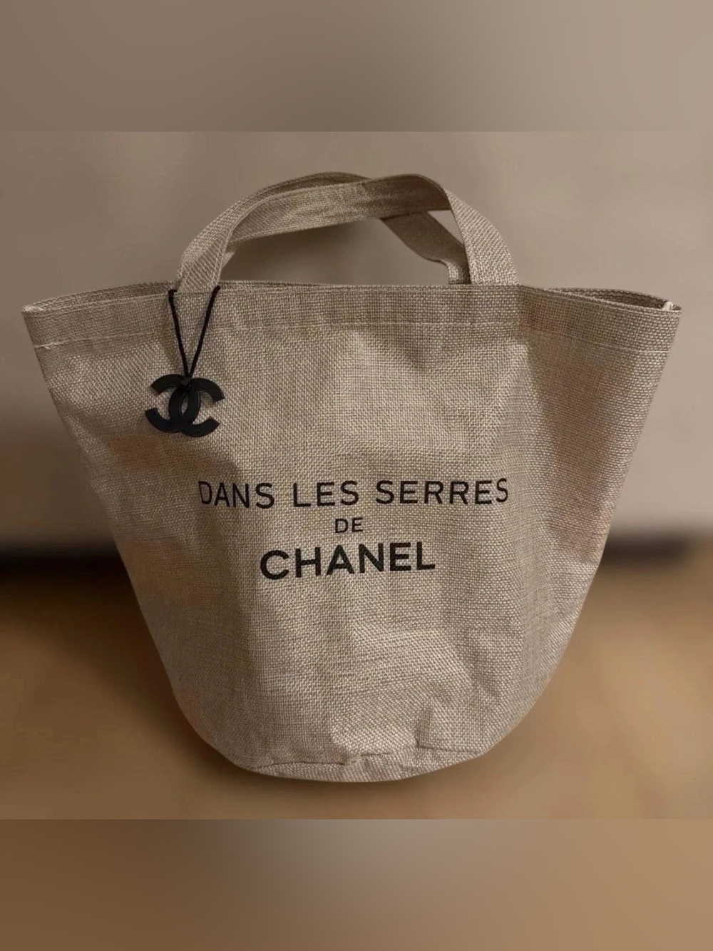 CHANEL Novelty Tote Bag Dans Les Serres Event Ladies Camellia present w/CC JAPAN